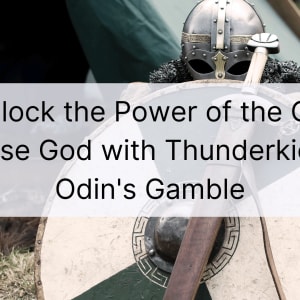 Lås upp kraften hos den fornnordiska guden med Thunderkicks Odin's Gamble