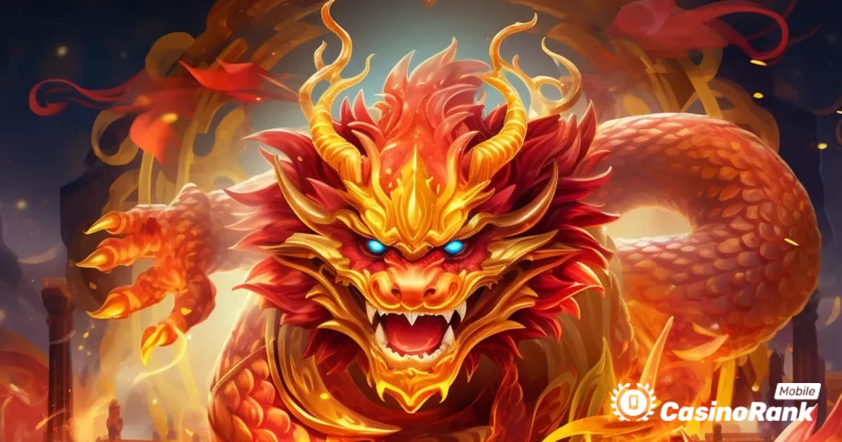 Skapa de hetaste vinnande kombinationerna i Super Golden Dragon Inferno av Betsoft