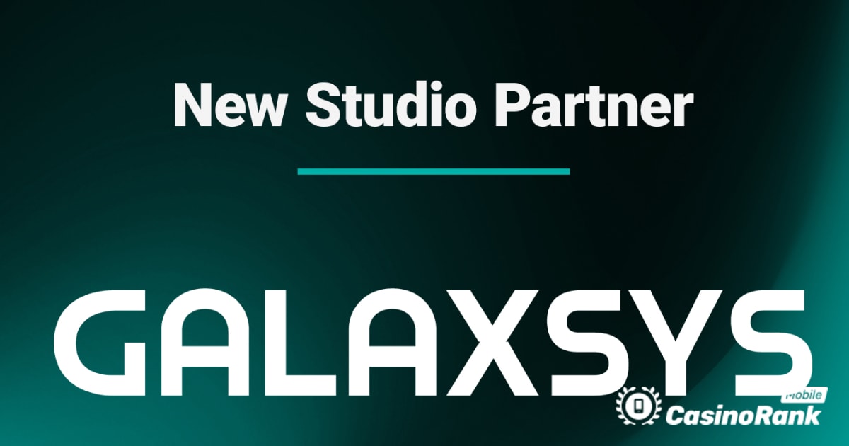 Relax Gaming presenterar Galaxsys som sin "Powered-By"-partner
