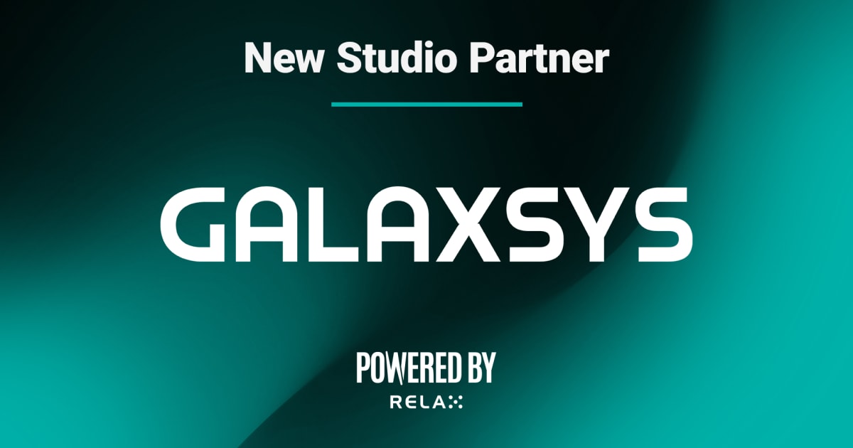 Relax Gaming presenterar Galaxsys som sin "Powered-By"-partner