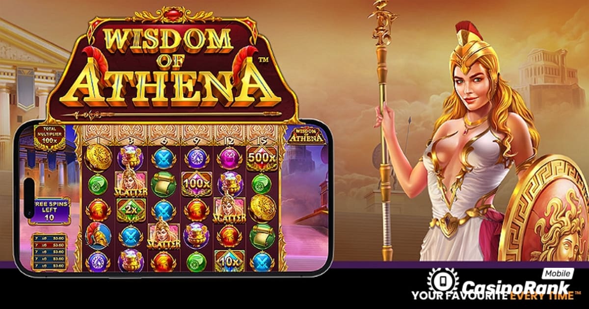 Pragmatic Play introducerar ett nytt spelautomat Wisdom of Athena