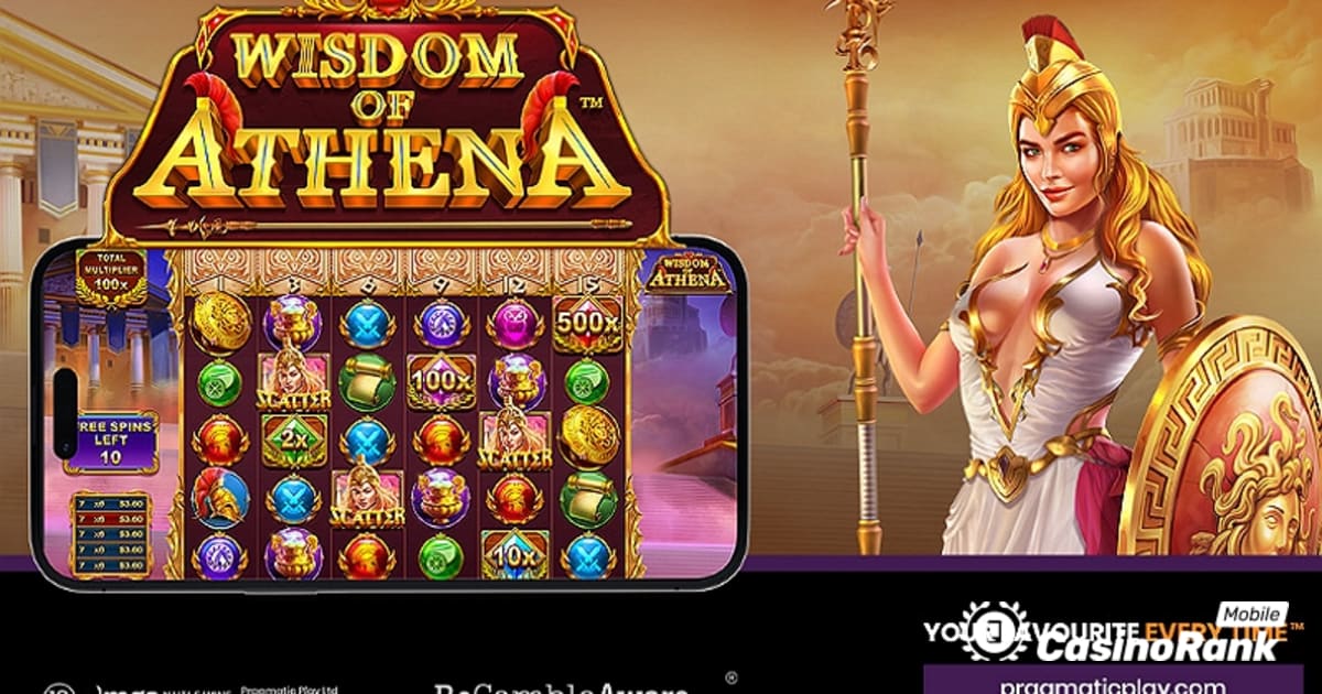 Pragmatic Play introducerar ett nytt spelautomat Wisdom of Athena
