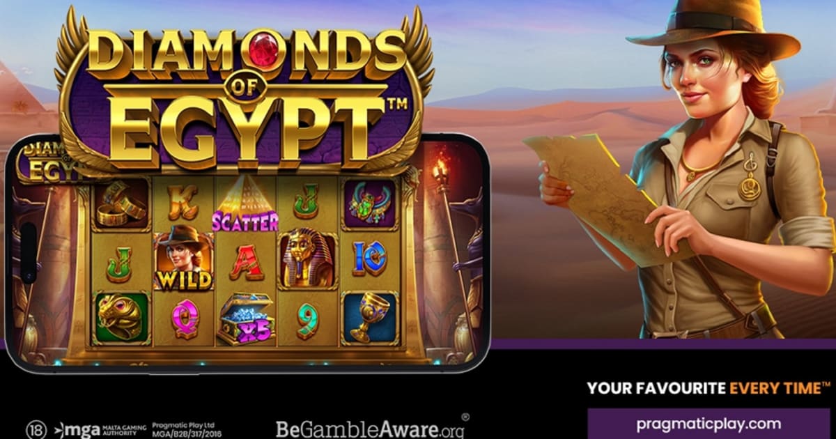 Pragmatic Play lanserar Diamonds of Egypt Slot med 4 spännande jackpottar